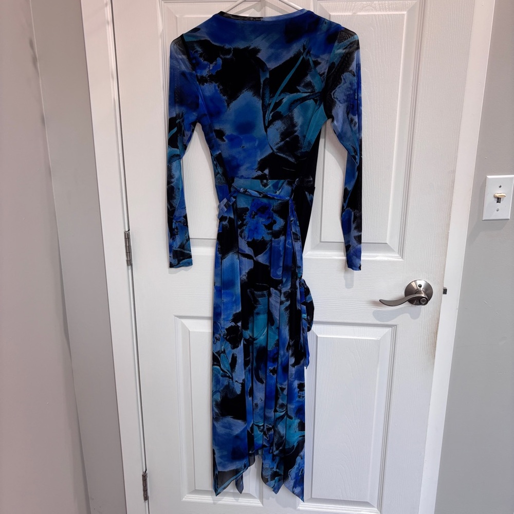 Anne Klein Women's Printed Handkerchief-Hem Dress | NWT | Size SP - Picture 4 of 6